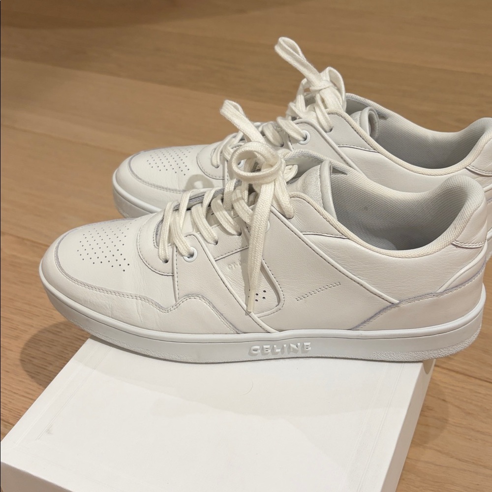 CELINE TRAINER CT-04 LOW LACE-UP SNEAKER in CALFSKIN - Size 42 - Picture 4 of 7